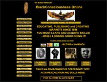 Tablet Screenshot of blackconsciousness.com
